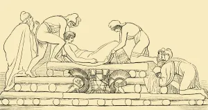 Trojan Wars Gallery: The Funeral of Hector, 1890. Creator: Unknown