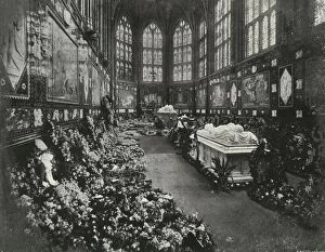Albert Memorial Chapel Gallery: Funeral of H.R.H. The Duke of Clarence, January 1892, (c1897). Artist: E&S Woodbury