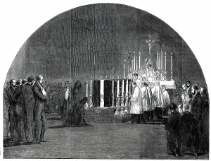 Dunald Mill Hole Prints: Funeral of Louis-Philippe: the Chapelle Ardente