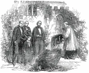 Henri Of Orleans Prints: Funeral of Louis-Philippe...at Weybridge... 1850. Creator: Unknown