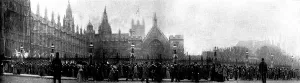 Mourner Prints: The Funeral of Mr. Gladstone: the scene outside Westminster Hall on Thursday