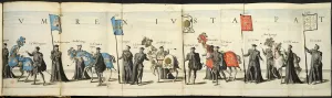 Doetecum Prints: Funeral Procession in Antwerp on the Occasion of the Death of Emperor Charles V