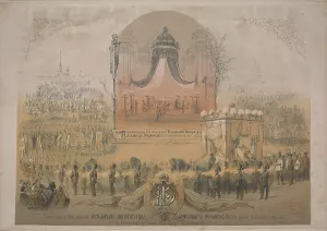Timm Prints: The funeral procession of Empress Alexandra Feodorovna (Charlotte of Prussia)