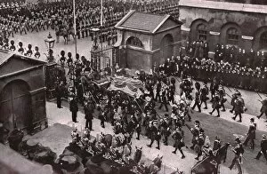 King Of Britain Gallery: Funeral procession of King Edward VII, Whitehall, London, 20 May 1910. Creator: Unknown