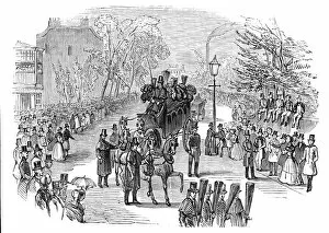 Funeral procession of the late Dr. Dalton, 1844. Creator: Unknown