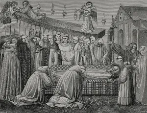 Funeral Prints: Funeral of Saint Benedict of Nursia