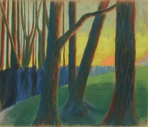 Transience Prints: Funeral Symphony, 1903. Creator: Ciurlionis, Mikalojus Konstantinas (1875-1911)