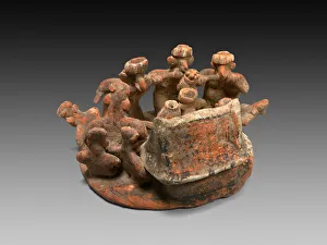 Piercing Prints: Funerary Cheek-Piercing Ritual, 200 B. C. / A. D. 300. Creator: Unknown