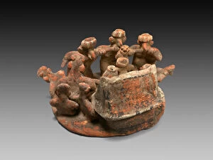 Funerary Cheek-Piercing Ritual, 200 B.C. / A.D. 300. Creator: Unknown