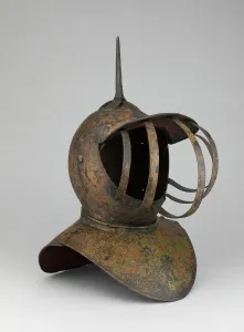 Funerary Close Helmet, England, 1600 / 1700. Creator: Unknown