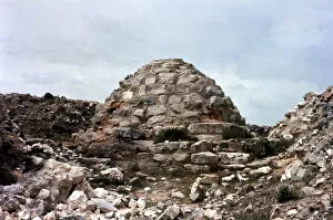 Prehistory Collection: Funerary monument of the first Celtic settlement located in the Cabezo de Alcalá