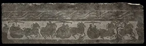 Funerary Relief with Chariot Procession, 2nd Century. Creator: Unknown