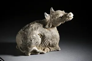Chinese Zodiac Prints: Funerary Sculpture of the Animals of the Twelve-Year Chinese Zodiac