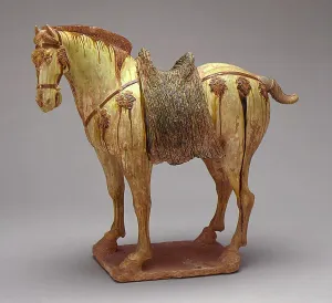 Incised Prints: Funerary Sculpture of a Horse, between c.700 and c.800. Creator: Unknown