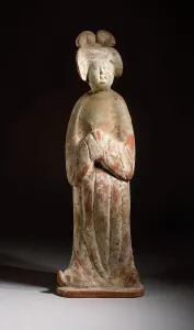 Incised Prints: Funerary Sculpture of a Noble Lady, between c.700 and c.800. Creator: Unknown