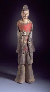 Northern Wei Dynasty Prints: Funerary Sculpture of a Pair of Military Officials (image 2 of 2)