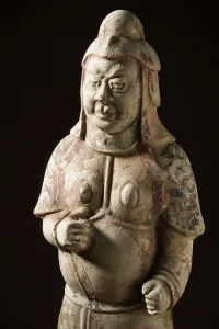 Incised Prints: Funerary Sculpture of a Soldier (image 3 of 3), between 581 and 618. Creator: Unknown