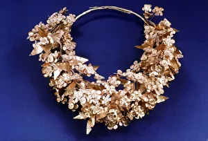 Funerary wreath from the Macedonian royal tombs, 350 BC-325 BC