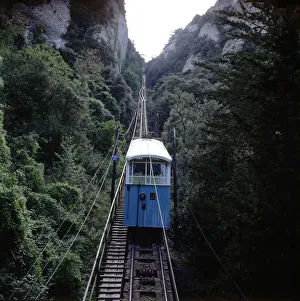 Images Dated 12th July 2018: Funicular to Montserrat