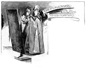 Wilson Prints: The Fur Cloak, 1898. Creator: Unknown