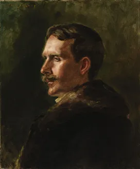 Alice Pike Barney Gallery: The Fur Coat, ca. 1898. Creator: Alice Pike Barney