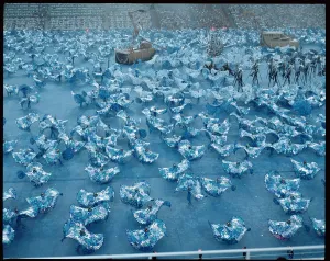 Show of the Fura dels Baus in the opening ceremony of the 1992 Olympic Games in Barcelona Show of the Fura dels Baus in the opening ceremony of the 1992 Olympic Games in Barcelona