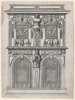 Furniture Design, 1530-85. Creator: Jacques Androuet Du Cerceau