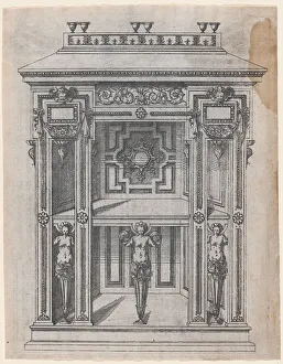 Furniture Design, 1565-70. Creator: Jacques Androuet Du Cerceau