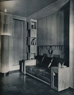 Furniture and interior of a private office. Designed by Joseph Sinel, 1930 Furniture and interior of a private office. Designed by Joseph Sinel, 1930