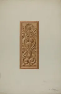 Ryder Albert Prints: Furniture Panel, c. 1939. Creator: Albert Ryder