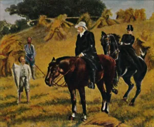 Furst Bismarck 1815-1898 als Gutsherr. - Gemalde von Marz, 1934 Furst Bismarck 1815-1898 als Gutsherr. - Gemalde von Marz, 1934