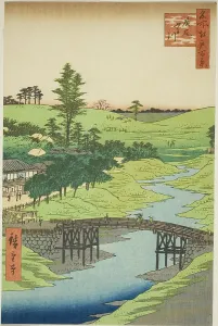 Furukawa River, Hiroo (Hiroo Furukawa), from the series One Hundred Famous... 1856. Creator: Ando Hiroshige. Furukawa River, Hiroo (Hiroo Furukawa), from the series One Hundred Famous... 1856. Creator: Ando Hiroshige
