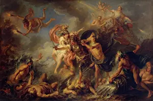 Rage Prints: Fury of Achilles, 1737. Creator: Charles-Antoine Coypel
