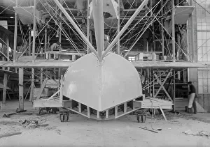 Fuselage Prints: Fuselage of NC-1, 1918 or 1919. Creator: Bain News Service