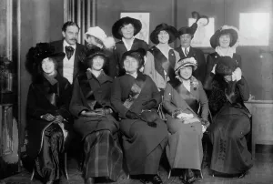 Sashes Prints: Fusion Tag Girls, between c1910 and c1915. Creator: Bain News Service