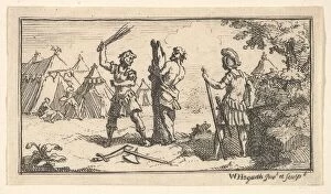 Beating Gallery: Fustigatio (John Beaver, Roman Military Punishments, 1725), after 1725