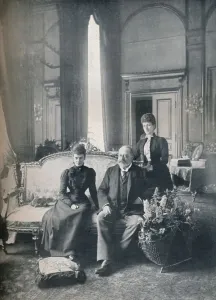Dowager Gallery: The future King Edward VII and Queen Alexandra in Denmark, 1900 (1911)