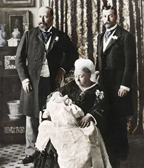 The future King Edward VIIIs christening day, 16 July 1894 The future King Edward VIIIs christening day, 16 July 1894