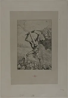 Crushing Prints: Third Future, plate six from Eve and the Future, 1880. Creator: Max Klinger