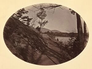 Hudson River Gallery: F.W. 4 (Old Chain Battery Walk), West Point, New York, c.1867-1868