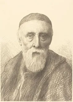 Watts George Frederick Prints: G. F. Watts, R. A. 2nd plate. Creator: Alphonse Legros