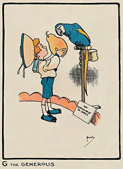 Abc Of Everyday People Collection: G the Generous, 1903. Artist: John Hassall