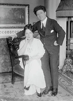 Standard Lamp Prints: G. Martinelli & wife, between c1915 and c1920. Creator: Bain News Service