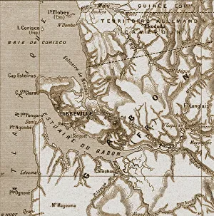 Islands Prints: Gabon et baie Corisco; L'Ouest Africain, 1914. Creator: Unknown