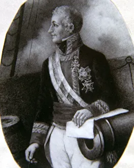 Bernardo Gallery: Gabriel Ciscar (1759-1829) Spanish seaman. Painting in the Palau de la Generalitat Valenciana