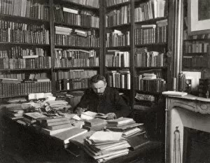 Bookshelves Gallery: Gabriel Hanotaux, French statesman, 1901