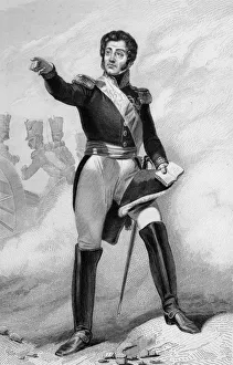 Emile John Horace Vernet Prints: Gabriel Jean Joseph Molitor, 1804, (1839). Creator: Leclerc