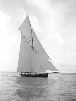 Marquis Of Gallery: The gaff rigged cutter Bloodhound sailing close-hauled, August 1911. Creator