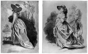 Gainsboroughs studies for his celebrated portrait of the Duchess of Devonshire, c1787 (1901)
