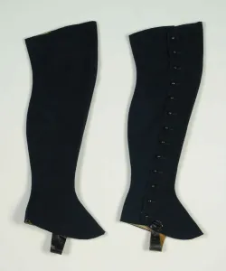 Wool Gallery: Gaiters, American, 1882. Creator: Unknown
